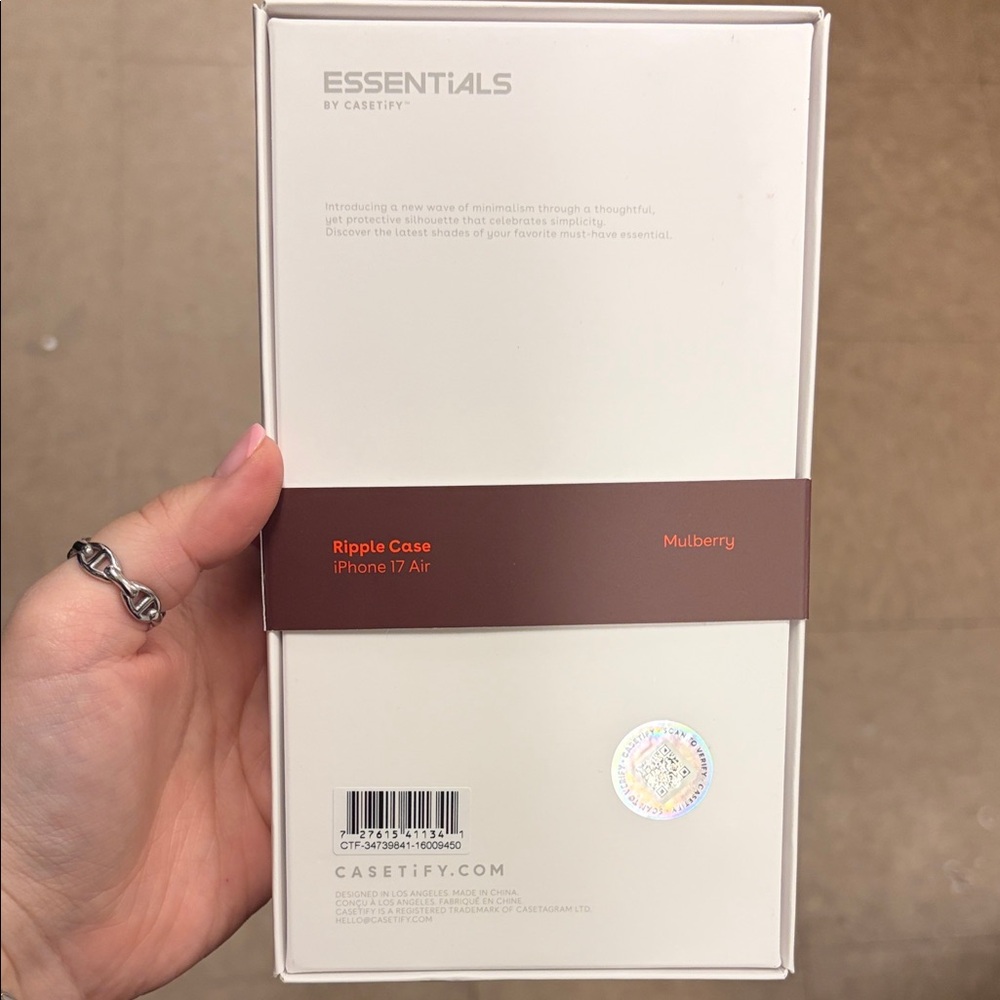 Casetify Mulberry Ripple Silicone iPhone air Case - Picture 4 of 4